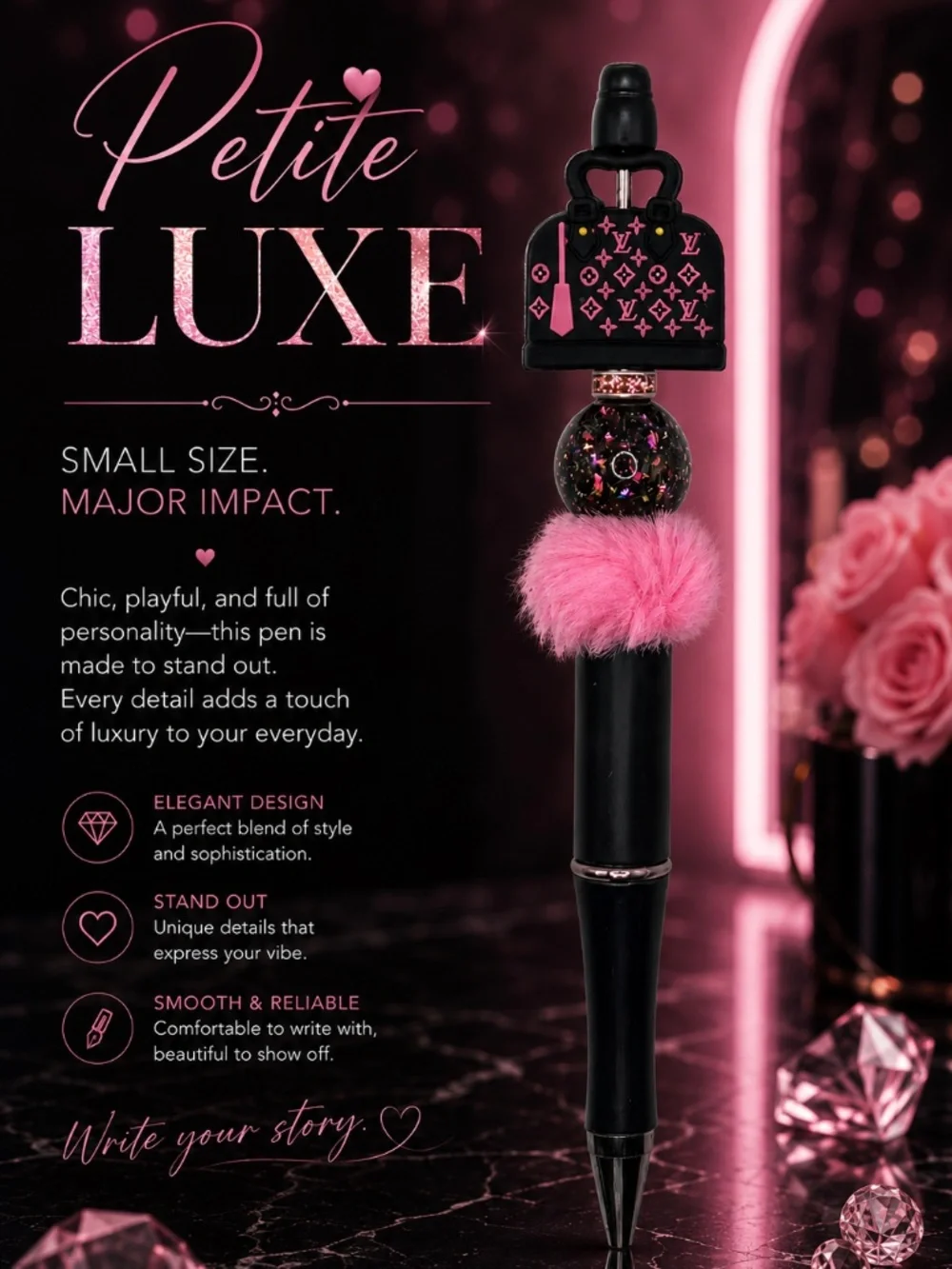 Pink Power Play Pen